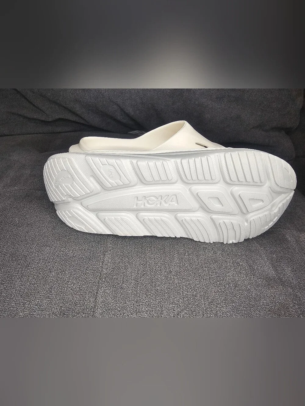 HOKA Men's White Slide Sandals - Lightweight Comfort
